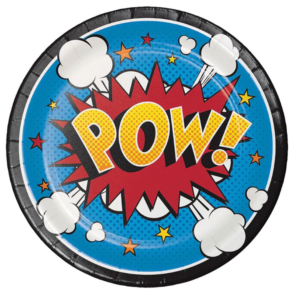 Superhero Party Plates 8pk - The Party Room