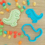 Dinosaur T-Rex Cookie Cutter & Fondant Stamp - The Party Room