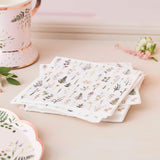 Afternoon Tea Floral Napkins 16pk - The Party Room