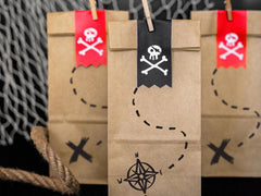 Pirate Treat Bags 6pk - The Party Room