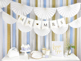 White Scalloped Plates - The Party Room