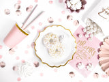 White Scalloped Plates - The Party Room