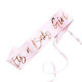 It's a Baby Girl Pink Baby Shower Sash - The Party Room