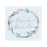 Boho Team Bride Hen Party Napkins - The Party Room