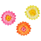 Flower Tissuepaper Decoration 3pk - The Party Room