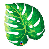 Large Tropical Leaf Foil Balloon - The Party Room