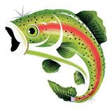 Large Trout Foil Balloon