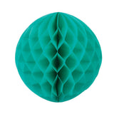 Turquoise Honeycomb Balls 25cm - The Party Room