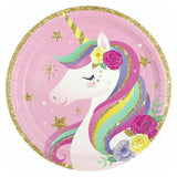 Unicorn Party Plates 8pk