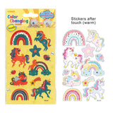 Unicorn Colour Changing Stickers