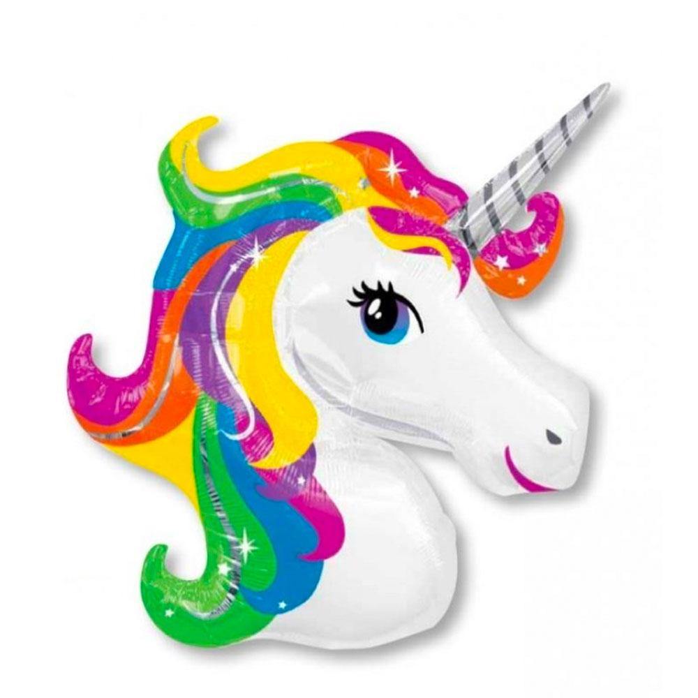 Rainbow Unicorn Foil Balloon - The Party Room