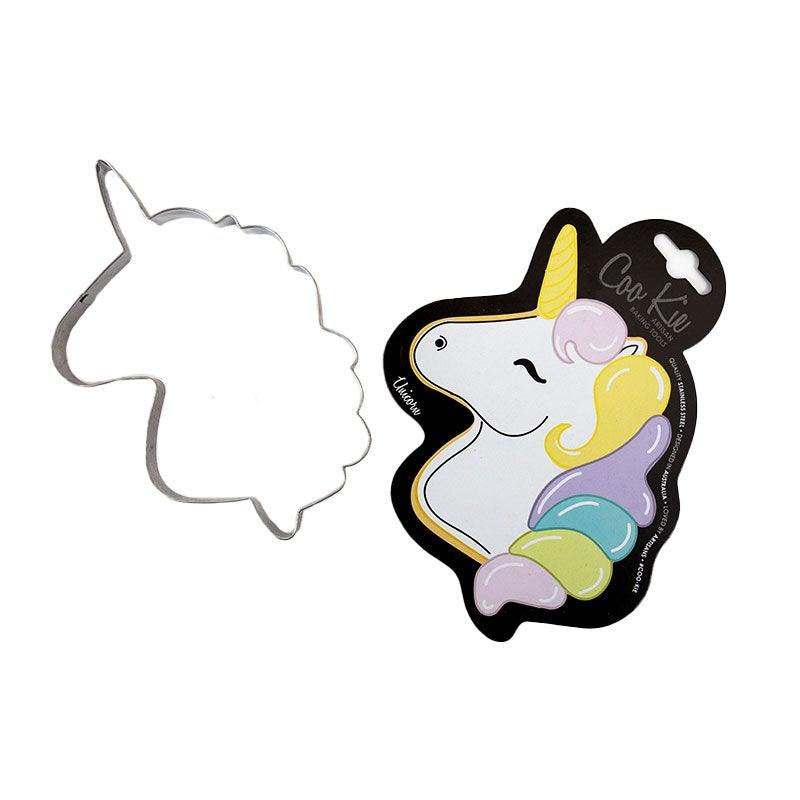 Cartoon Unicorn Cookie Cutter - A fun cartoon unicorn cookie cutter for  cookies and fondant!