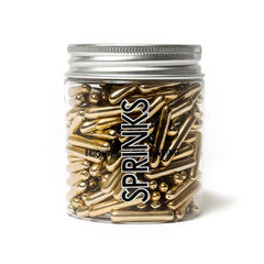 Vintage Gold Rods Sprinkles - The Party Room