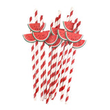 Watermelon Party Straws 20pk - The Party Room