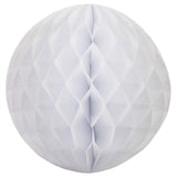 White Honeycomb Balls 35cm - The Party Room