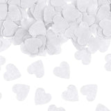 White Heart Confetti