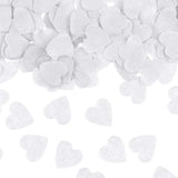 White Heart Confetti