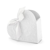 White Heart Favour Boxes 10pk
