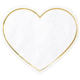 Heart Shaped Napkins 20pk