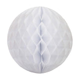 White Honeycomb Balls 25cm
