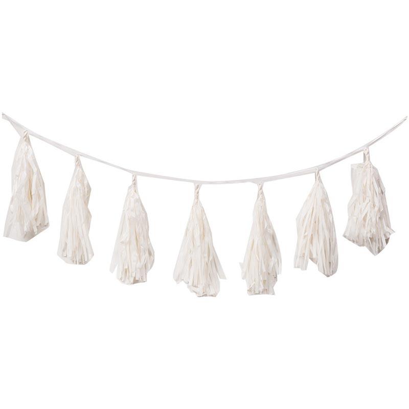 White Tassel Garland - The Party Room