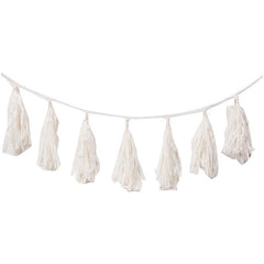 White Tassel Garland - The Party Room