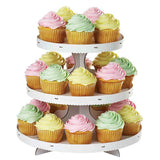 White 3-Tier Cupcake Stand - The Party Room