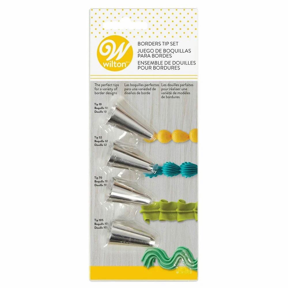 Wilton Borders Icing Tip Set 4pk - The Party Room