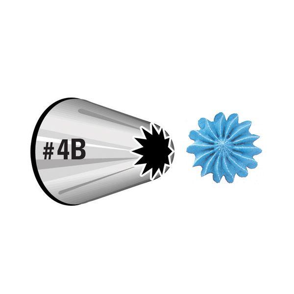 Wilton 4B Large Open Star Piping Tip
