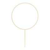 Wooden Hoop Cake Topper - The Party Room