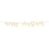 Wooder Merry Christmas Banner - The Party Room