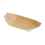 Small Wooden Serving Boats 10pk