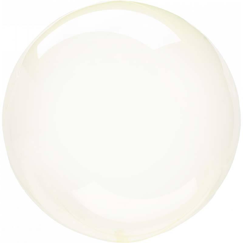 Yellow Crystal Clearz Balloons - The Party Room