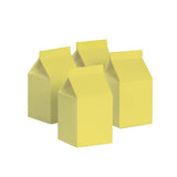 Pastel Yellow Milk Boxes 10pk - The Party Room