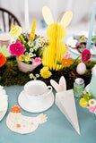 Yellow Bunny Honeycomb Decoration - The Party Room