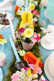 Yellow Bunny Honeycomb Decoration - The Party Room