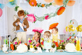 Yellow Bunny Honeycomb Decoration - The Party Room