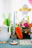 Light Green Bunny Honeycomb Decoration - The Party Room