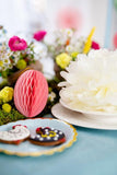 Pink Egg Honeycomb Decoration - The Party Room