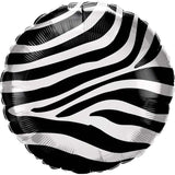 Zebra Stripes Foil Balloon - The Party Room