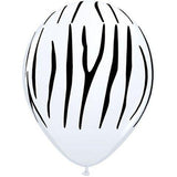 Zebra Stripe Balloons - The Party Room
