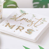 Botanical Hen Party Bridal Shower Napkins