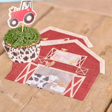 Barn Shaped Farm Party Napkins 16pk - The Party Room