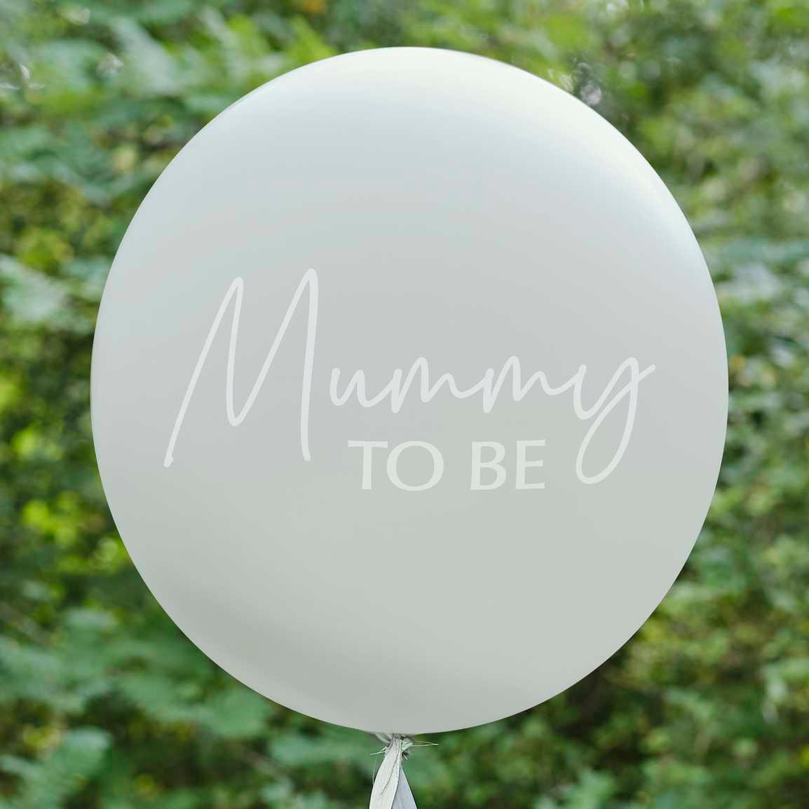 Mummy To Be Baby Shower Balloon with Botanical Tail - The Party Room