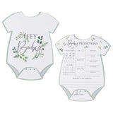 Botanical Baby Prediction Cards Baby Shower Game 10pk - The Party Room