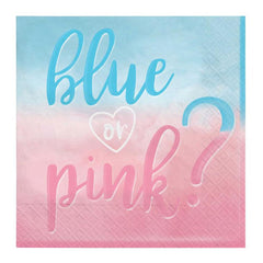 The Big Reveal Napkins 16pk - The Party Room