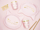 Pink Cat Plates 6pk - The Party Room