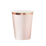 Rose Gold Spotty Cups - The Party Room