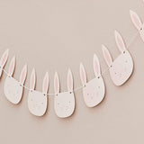 Pink & White Bunny Face Bunting - The Party Room