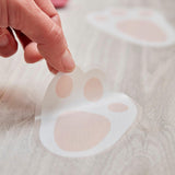 Bunny Footprint Floor Stickers 10pk - The Party Room